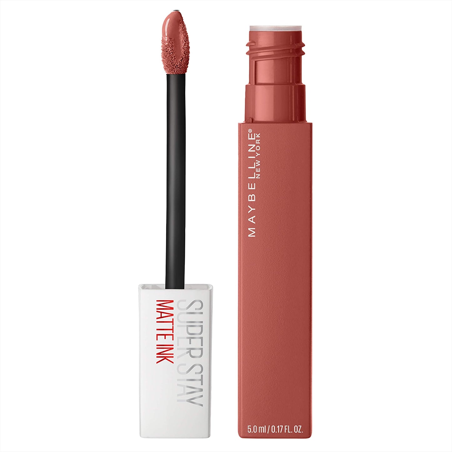 Maybelline Super Stay Matte Ink Liquid Lipstick Makeup, Long Lasting High Impact Color, Up To 16H Wear, Self-Starter, Light Red,