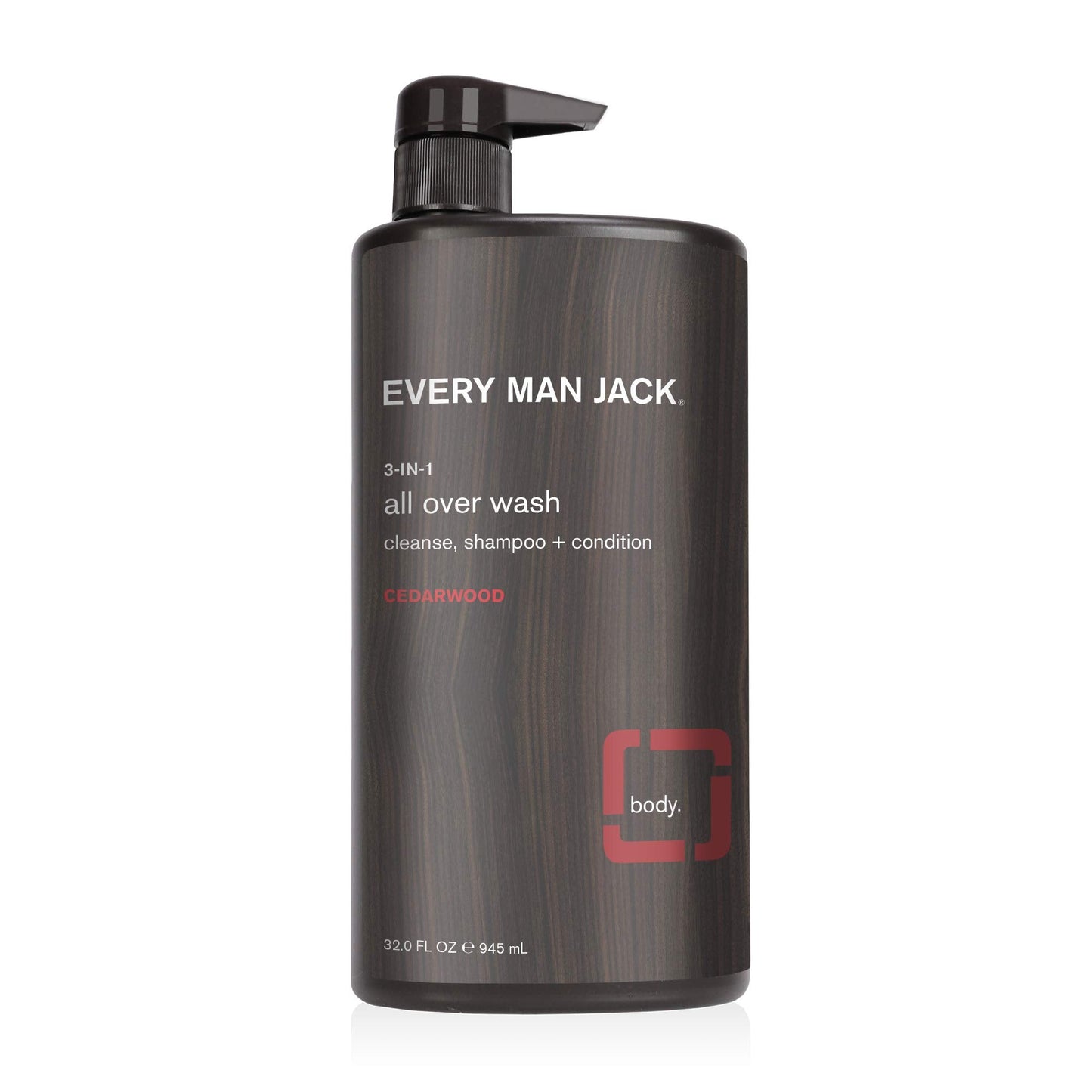 Every Man Jack Cedarwood All Over Wash, 32 Fz