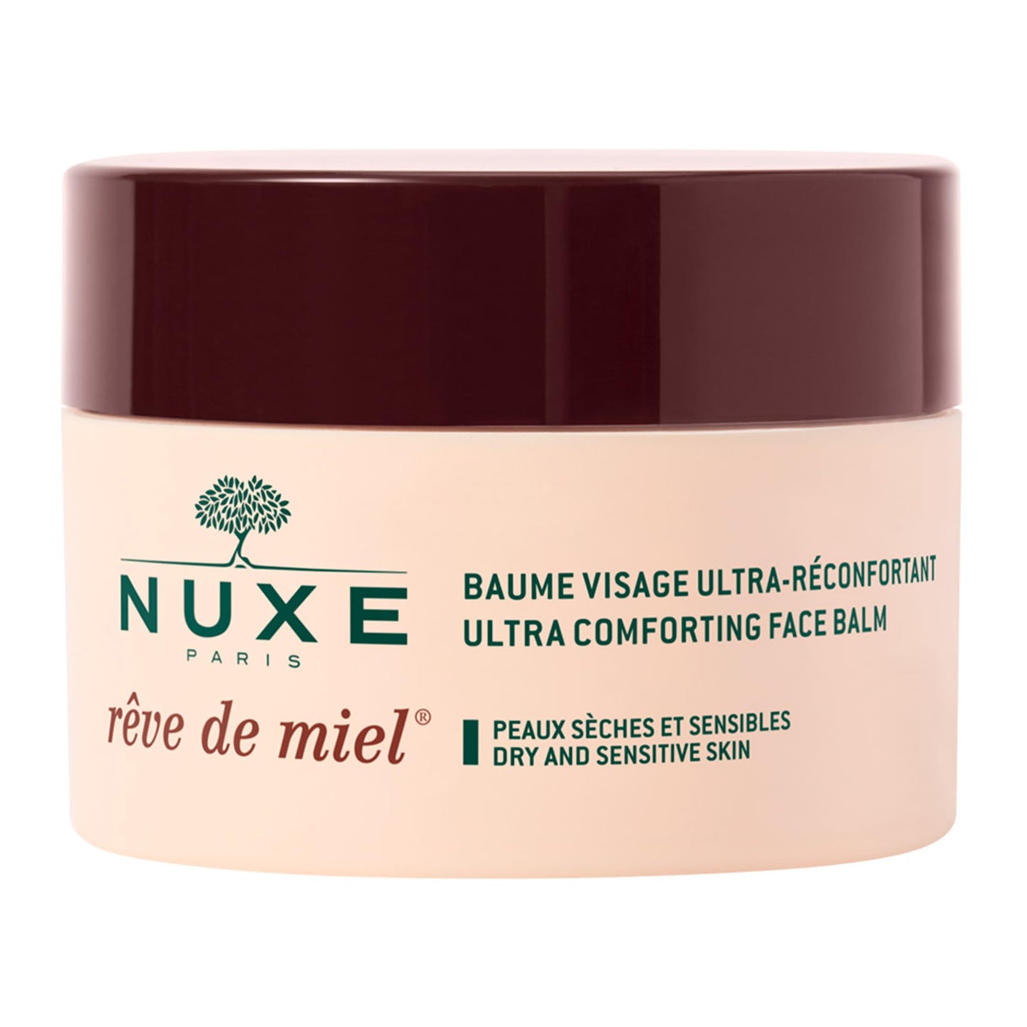 Nuxe Rve De Miel Ultra Comforting Face Balm - Nourishing Cream For Dry & Sensitive Skin, 1.7 Oz