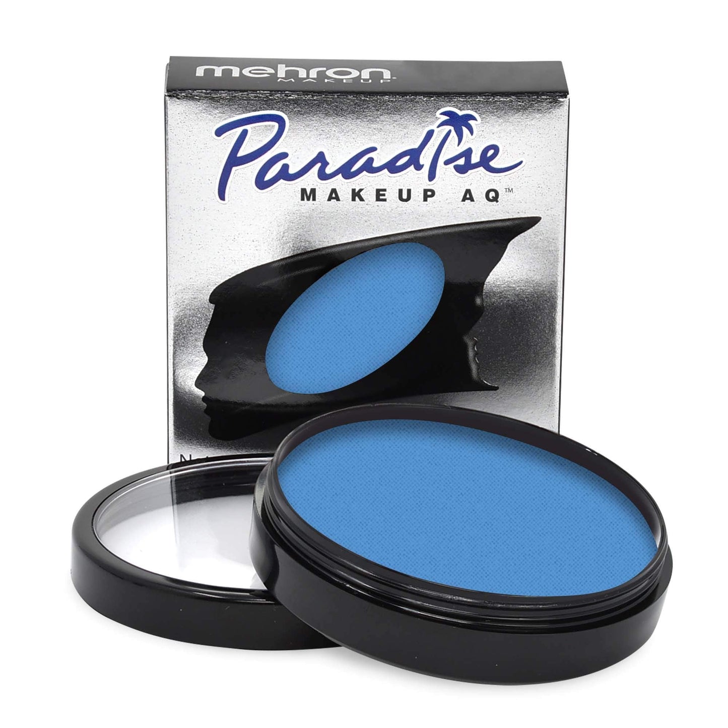 Mehron Makeup Paradise Makeup AQ Pro Size | Stage & Screen, Face & Body Painting, Special FX, Beauty, Cosplay, and Halloween | Water Activated Face Paint & Body Paint 1.4 oz (40 g) (Sky)