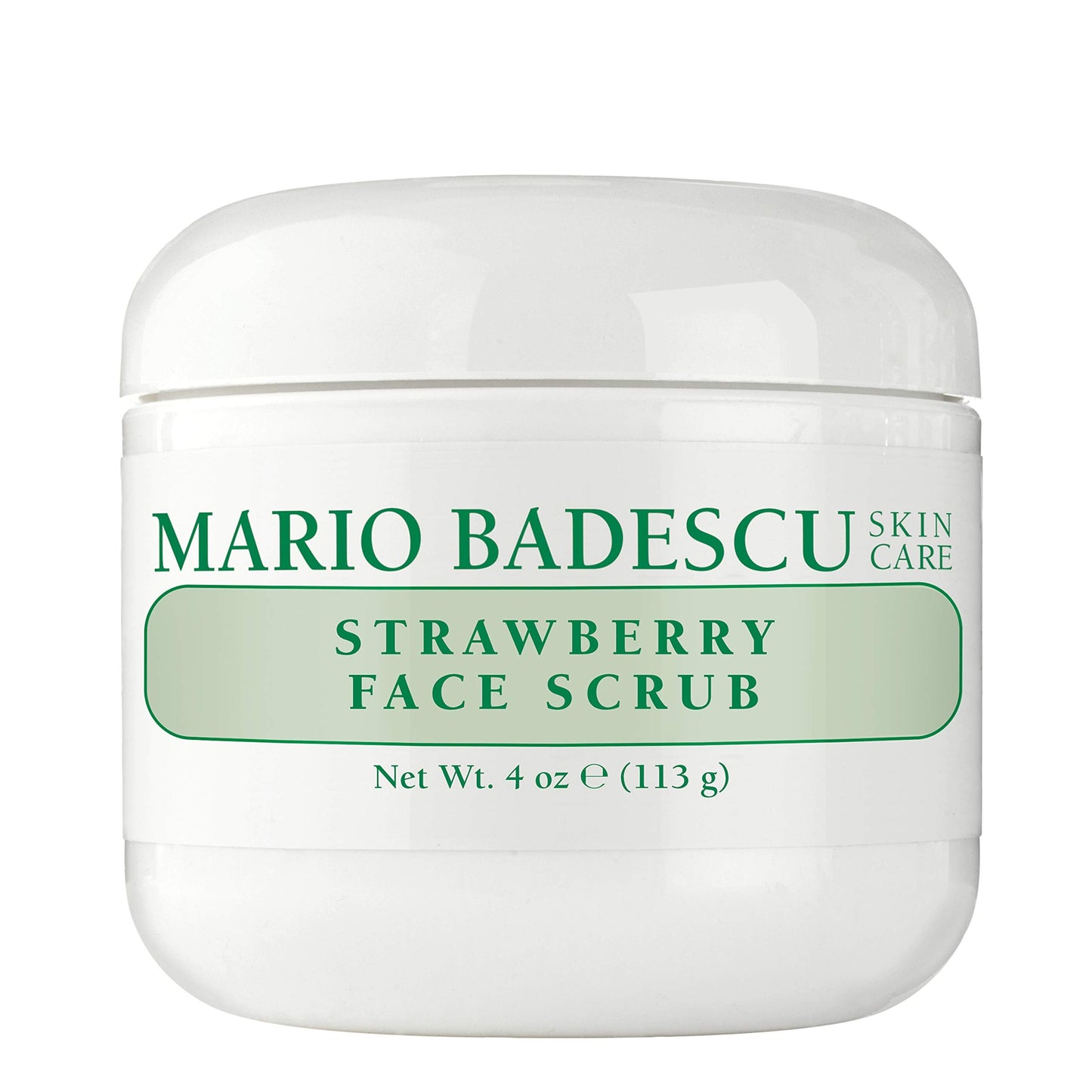 Mario Badescu Strawberry Face Scrub for All Skin Types | Facial Scrub that Refines Dull Skin |Formulated with Strawberry Seed &