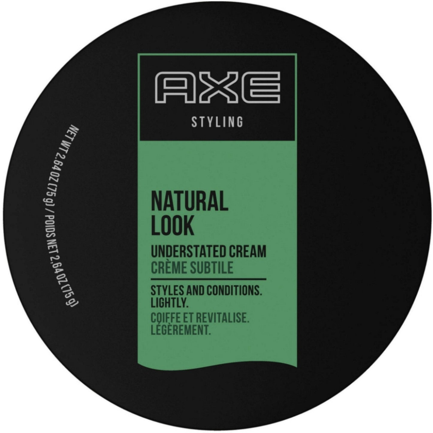 Axe Styling Natural Look Conditioning Cream 2.64 Ounce (Pack Of 3)