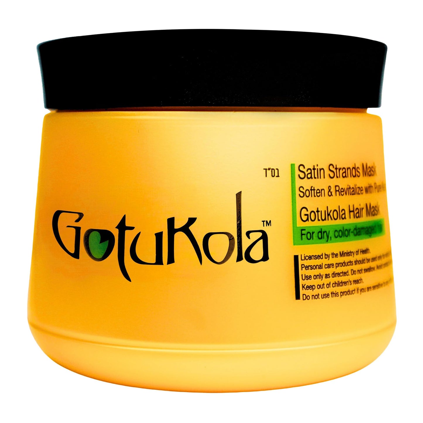 Keratin Restorative Hair Mask for Soften and Revitalize Damaged, Dry, Color, Treated Hair - Satin Strands Mask with Gotu kola Ex