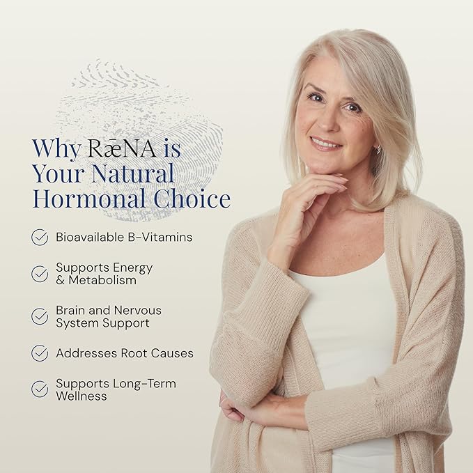 Raena B-Essentials Blend – Premium Vitamin B Complex for Energy, Metabolism, and Stress Support – Boosts Immunity & Overall Wellness