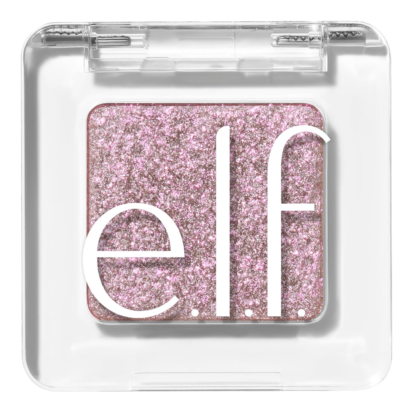 e.l.f. Fine As Fleck Glitter Eyeshadow, Long-Lasting Sheer Eye Makeup With A Shimmer Finish, Soft, Smooth Formula, Vegan & Cruelty-Free, Pop Off Pink