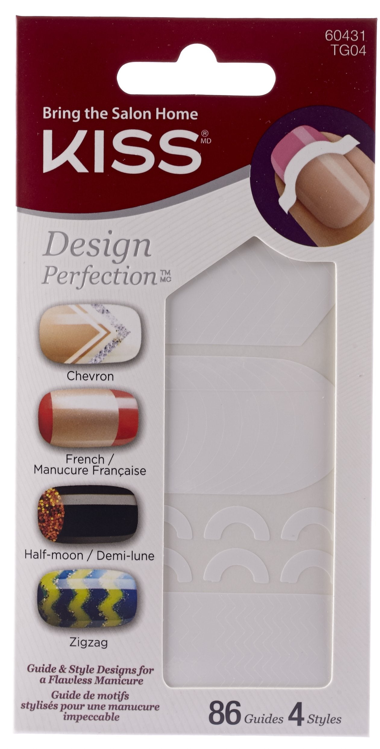 Kiss Products Design Perfection Tip Guides, 0.11 Pound