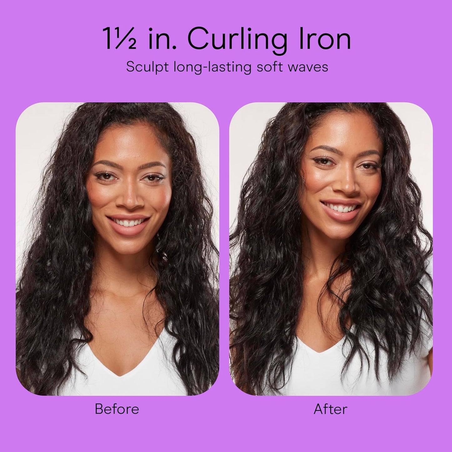 Conair Double Ceramic 1/2-Inch Curling Iron | Spiral Curls for Short Hair