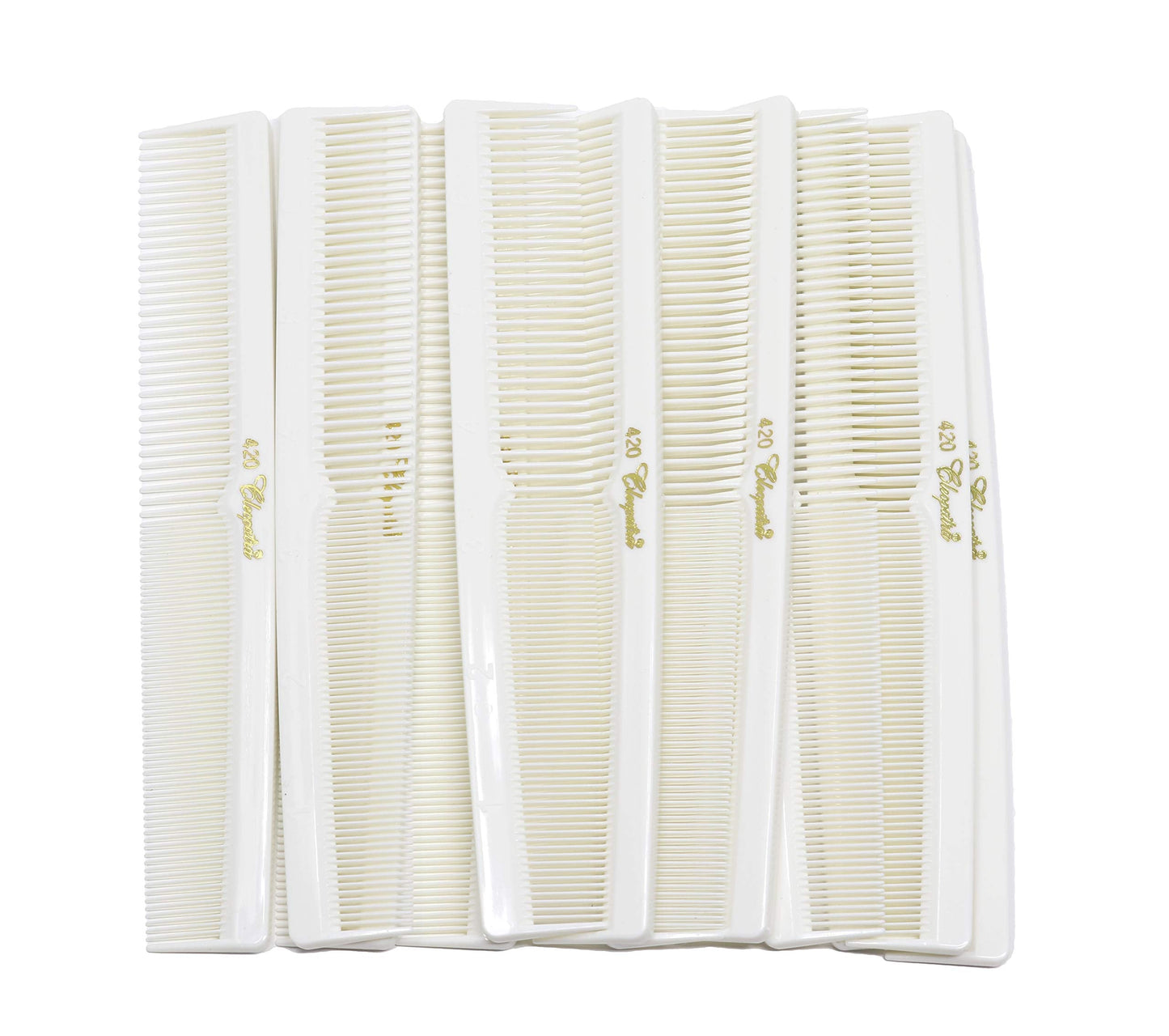 Krest Cleopatra 420. 7 Inch Hair Cutting Combs. Barbers & Hairstylist Combs. 1 Dz.