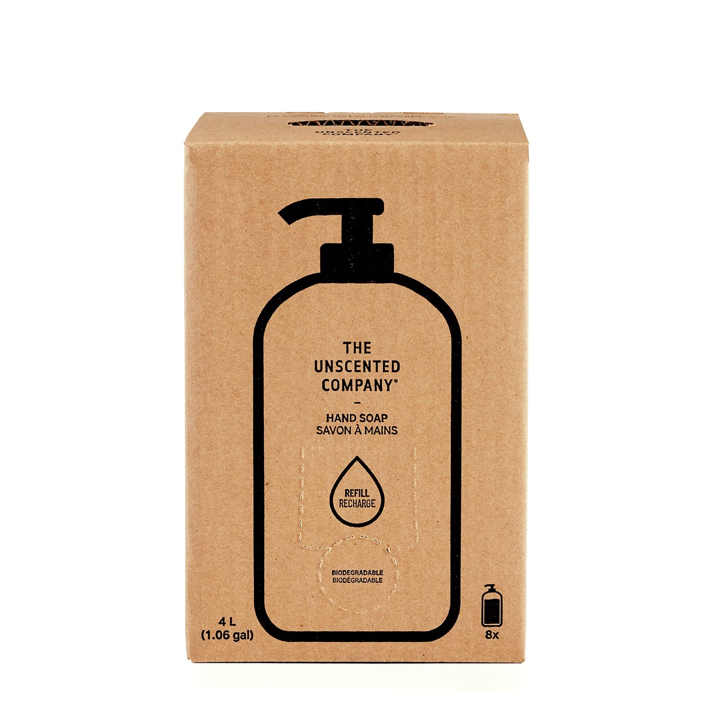 The Unscented Company Hand Soap Refill, 1.06 GL