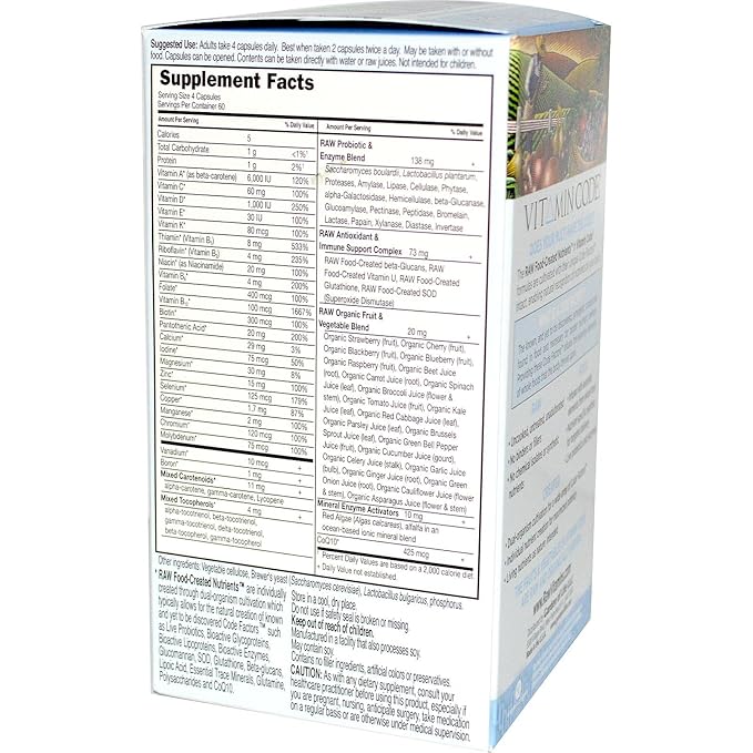 Vitamin Code 50 and Wiser Men's Formula - 240 ct