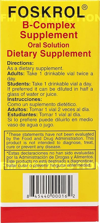 Foskrol (Complejo B) - B Complex Supplements