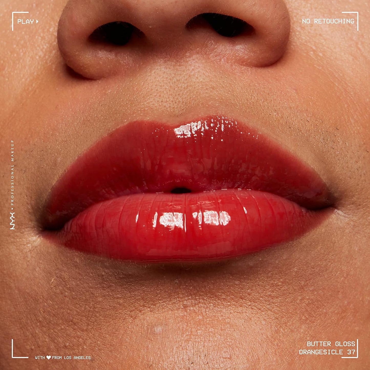 NYX Butter Gloss | Non-Sticky Orange Lip Gloss for Vibrant Shine