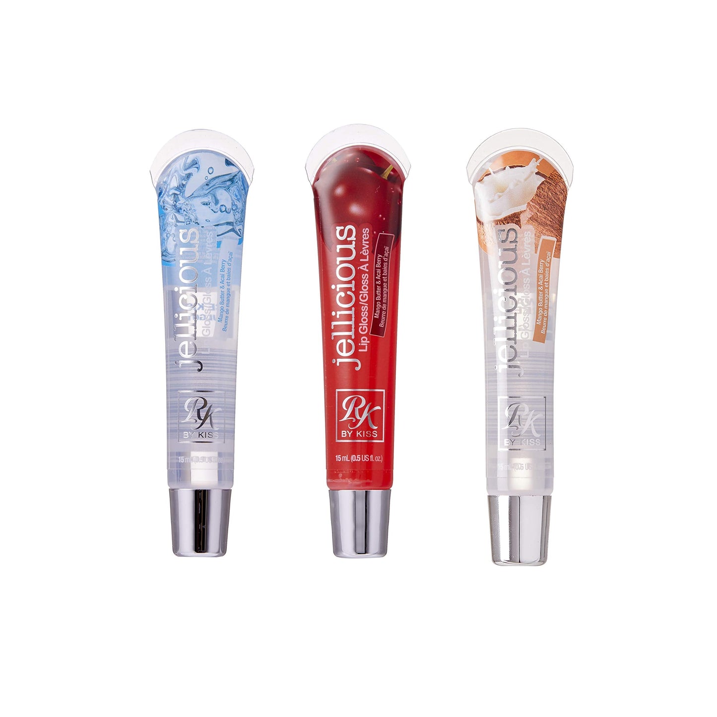Ruby Kisses Jellicious Mouth Watering Lip Gloss (Jlg01 & Jlg03 & Jlg13)