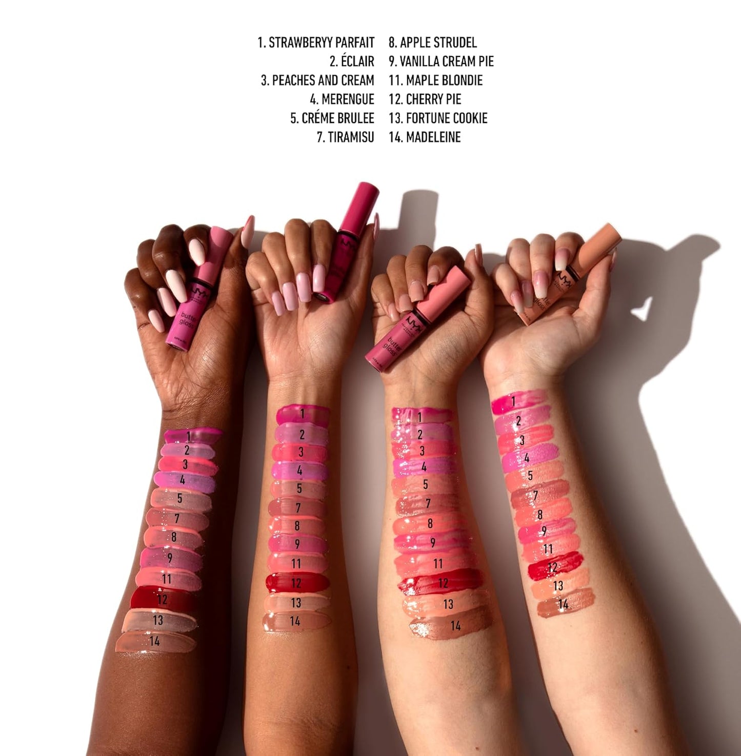 NYX Butter Gloss | Non-Sticky Lip Gloss in Tiramisu - Brown Shade