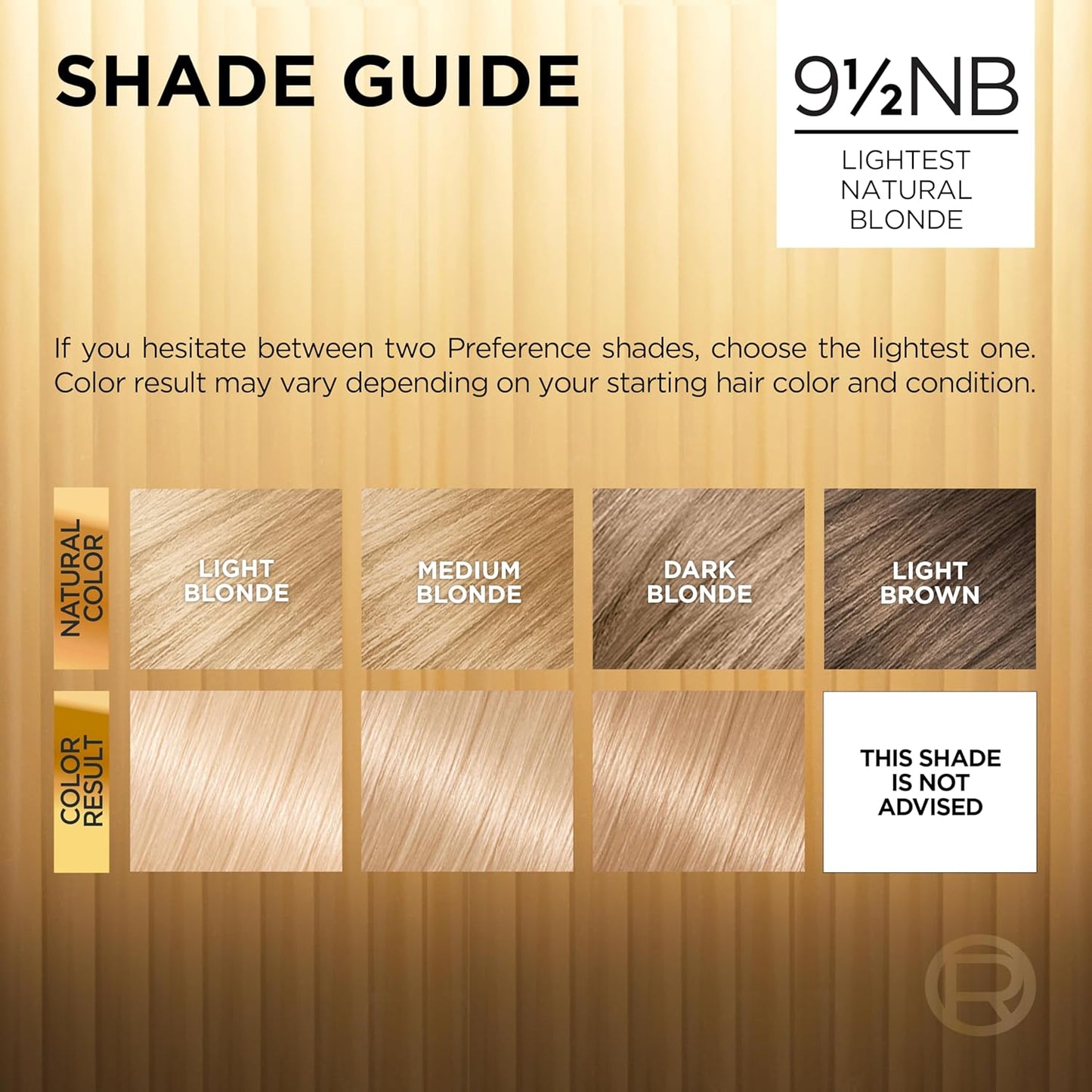 L'Oreal Paris Superior Preference Hair Color | Lightest Natural Blonde 9.5NB | 3 Kits