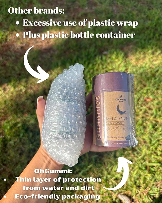 Probiotic 2B CFUs with Fiber + Lemon Balm + Chicory Root Fiber - Debloat Gummies (Vegan Probiotic Gummies)