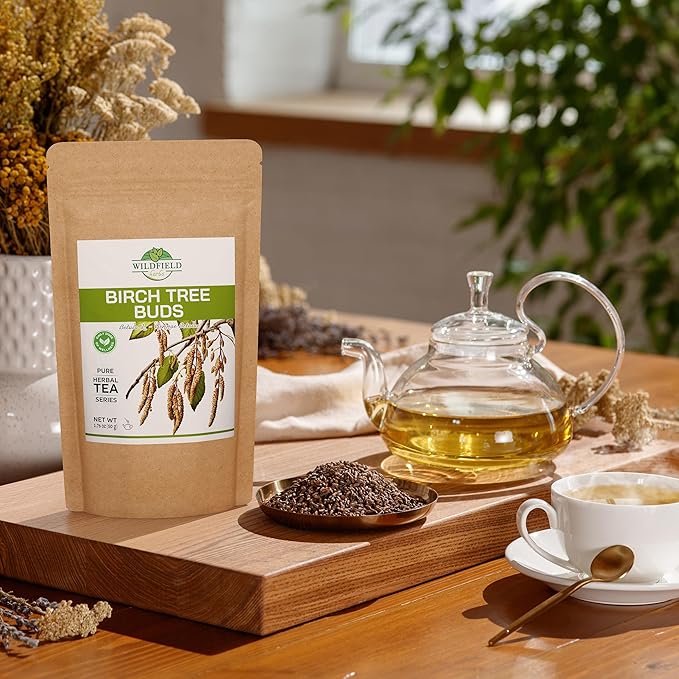 1.8 oz. Birch Dried Birch Tree Buds Herbal Tea (Betulae Gemmae) - 50g Betula Pendula Roth Herb Tea Te De Abedul