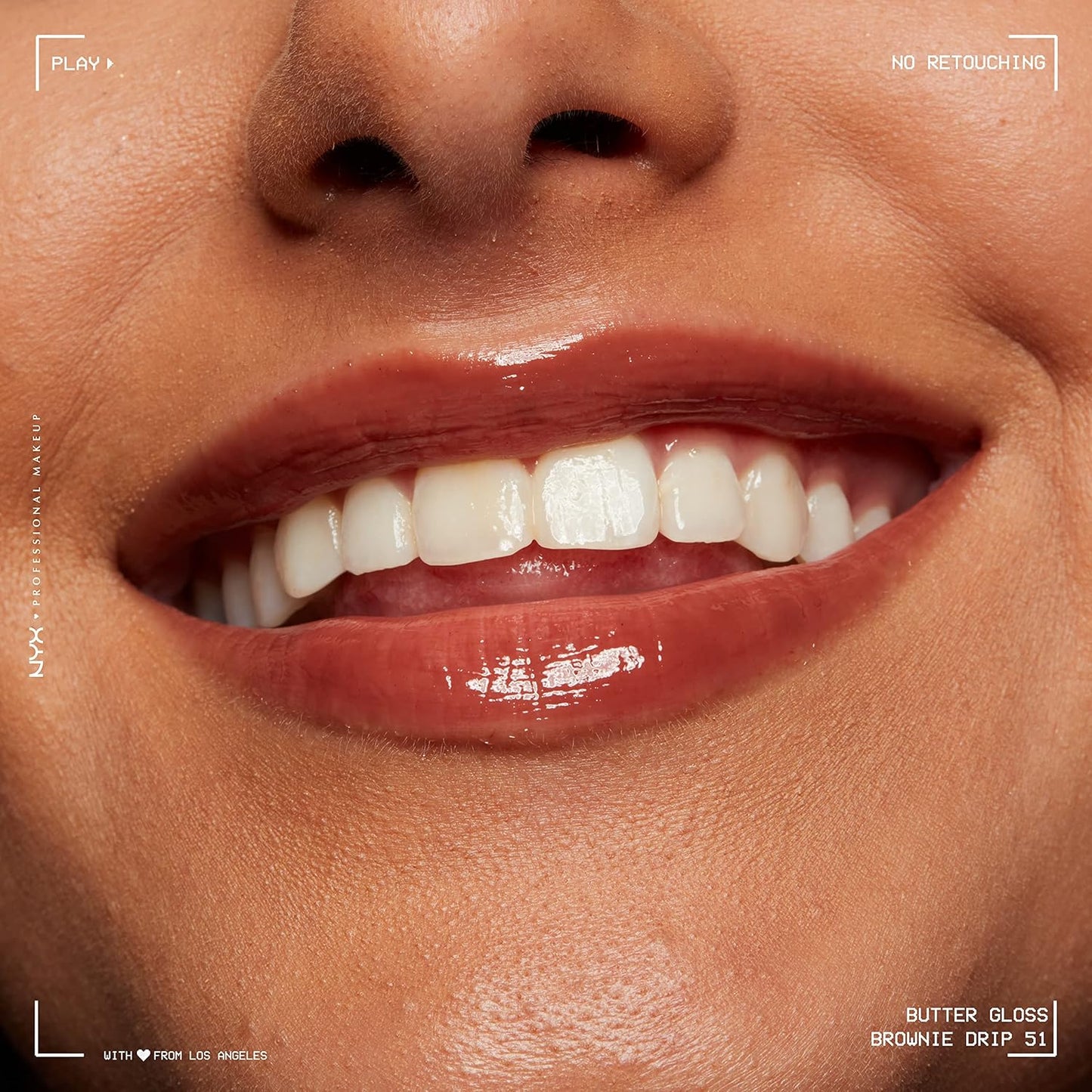 NYX Butter Gloss | Non-Sticky Deep Brown Lip Gloss for All Skin Tones