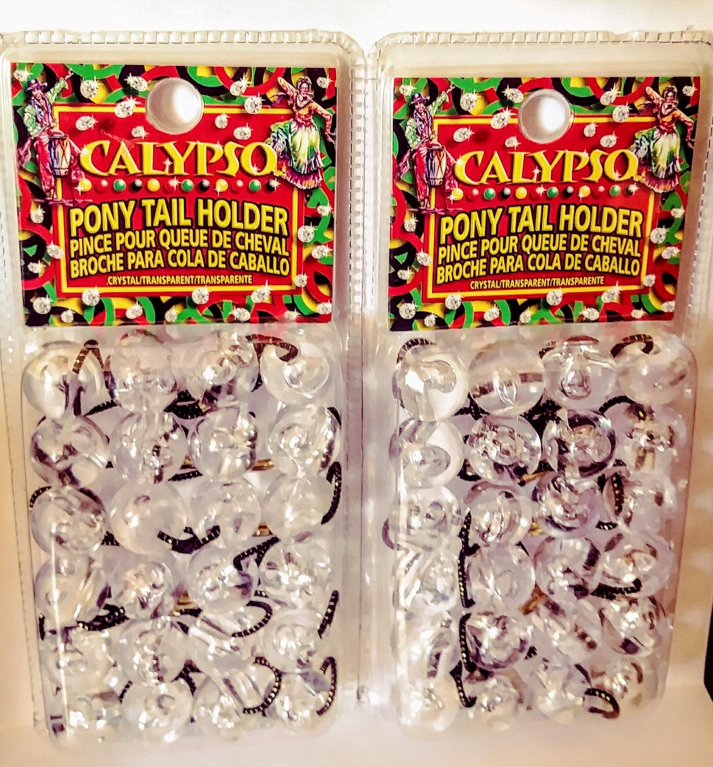 Calypso Clear Pony Tail Holders