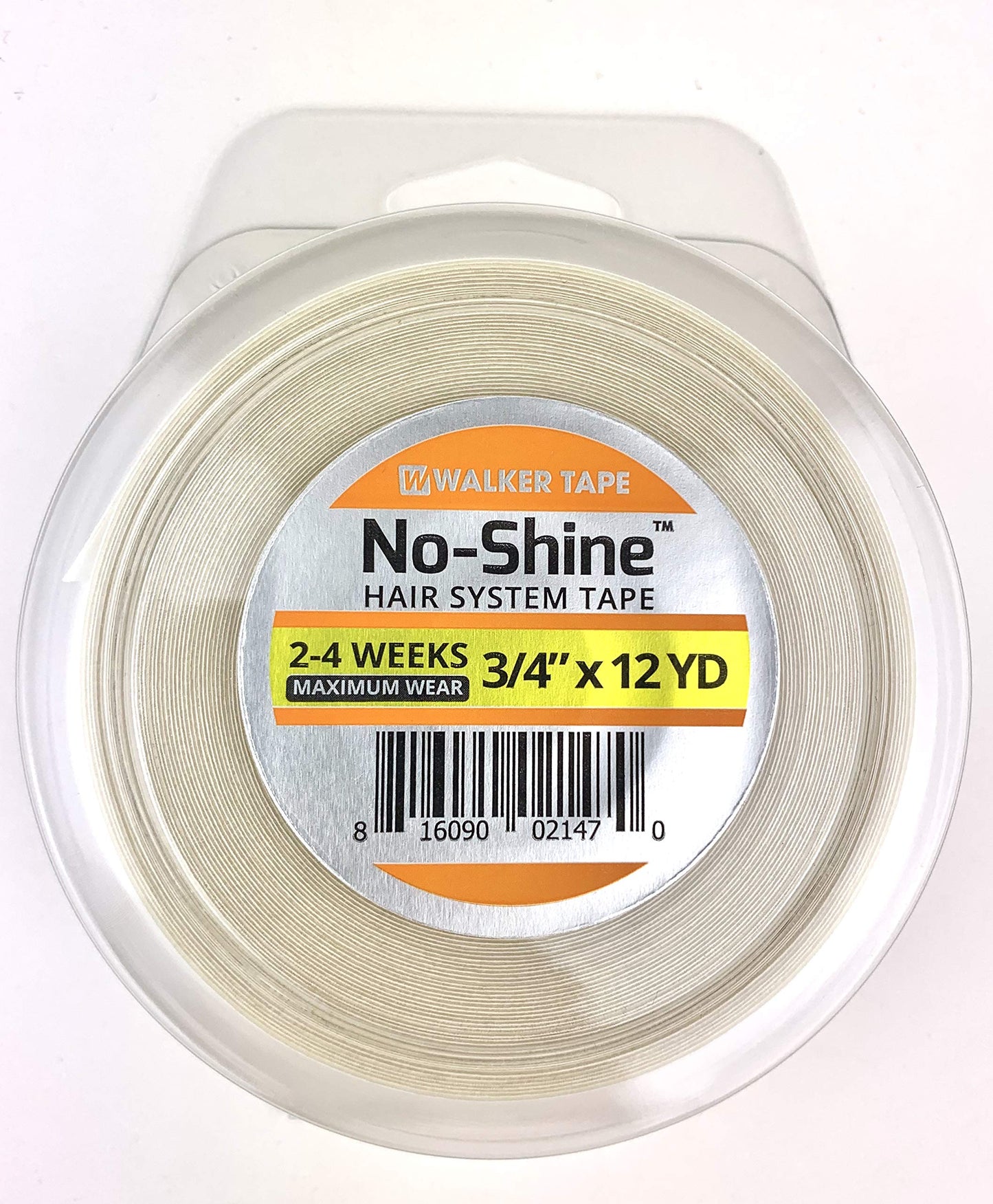 No Shine Bonding Double Sided Tape 3/4'' X 12 Yard Hair System Roll By Walker Tape (Wkr-Ns-M2)