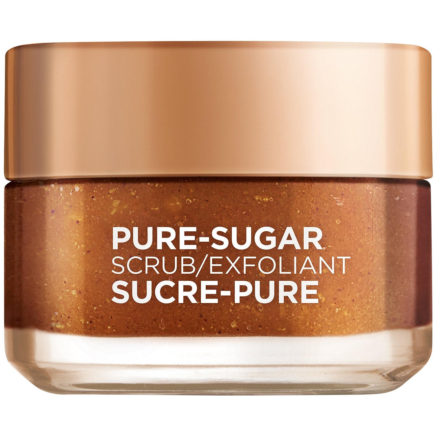 LOr al Paris Skin Care Pure Sugar Face Scrub with Grapeseed for Dull Skin to Smooth and Glow, 1.7 fl. oz.