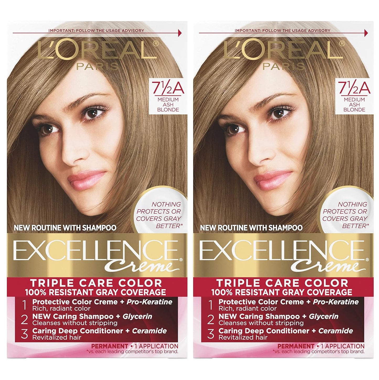 L'Oreal Paris Excellence Crème Hair Color | 9 Light Natural Blonde | Gray Coverage
