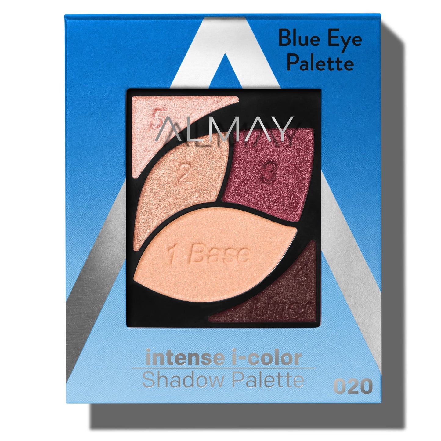 Almay Eyeshadow Palette, Longlasting Eye Makeup, Primer Enriched With Antioxidant Vitamin E, Hypoallergenic, 020 Blue Eyes, 0.1