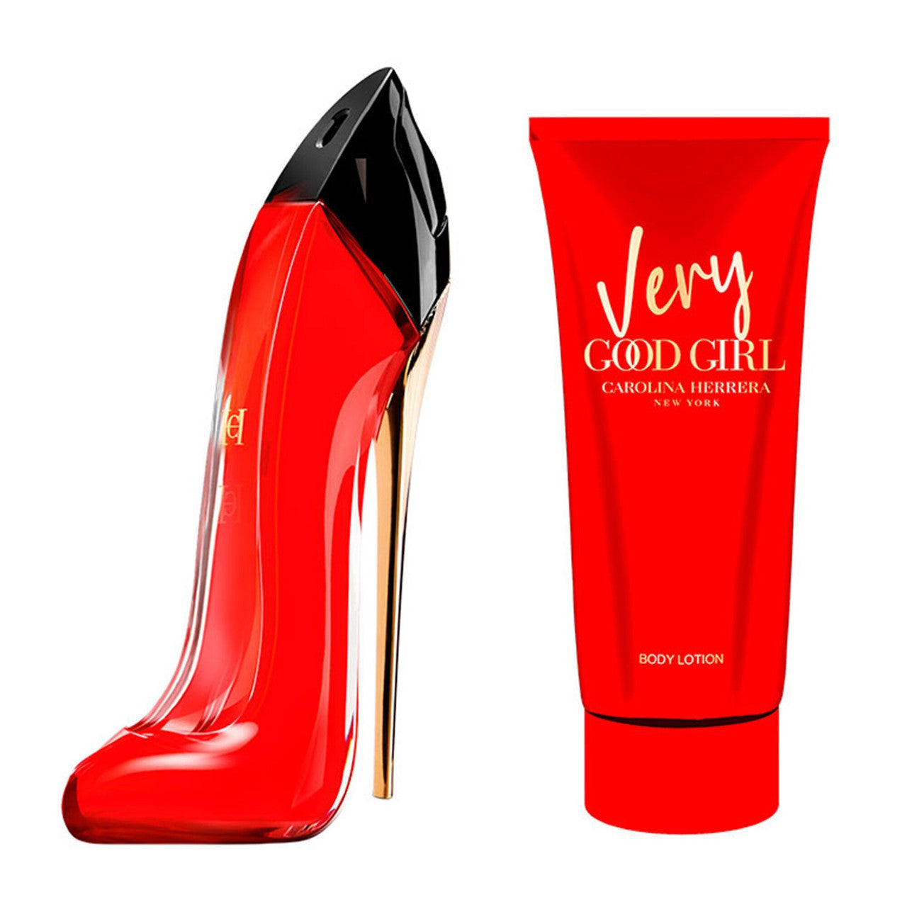 Carolina Herrera Very Good Girl 2 Pcs Set: 2.7 Eau De Parfum Spray + 3.4 Body Lotion (Hard Box)