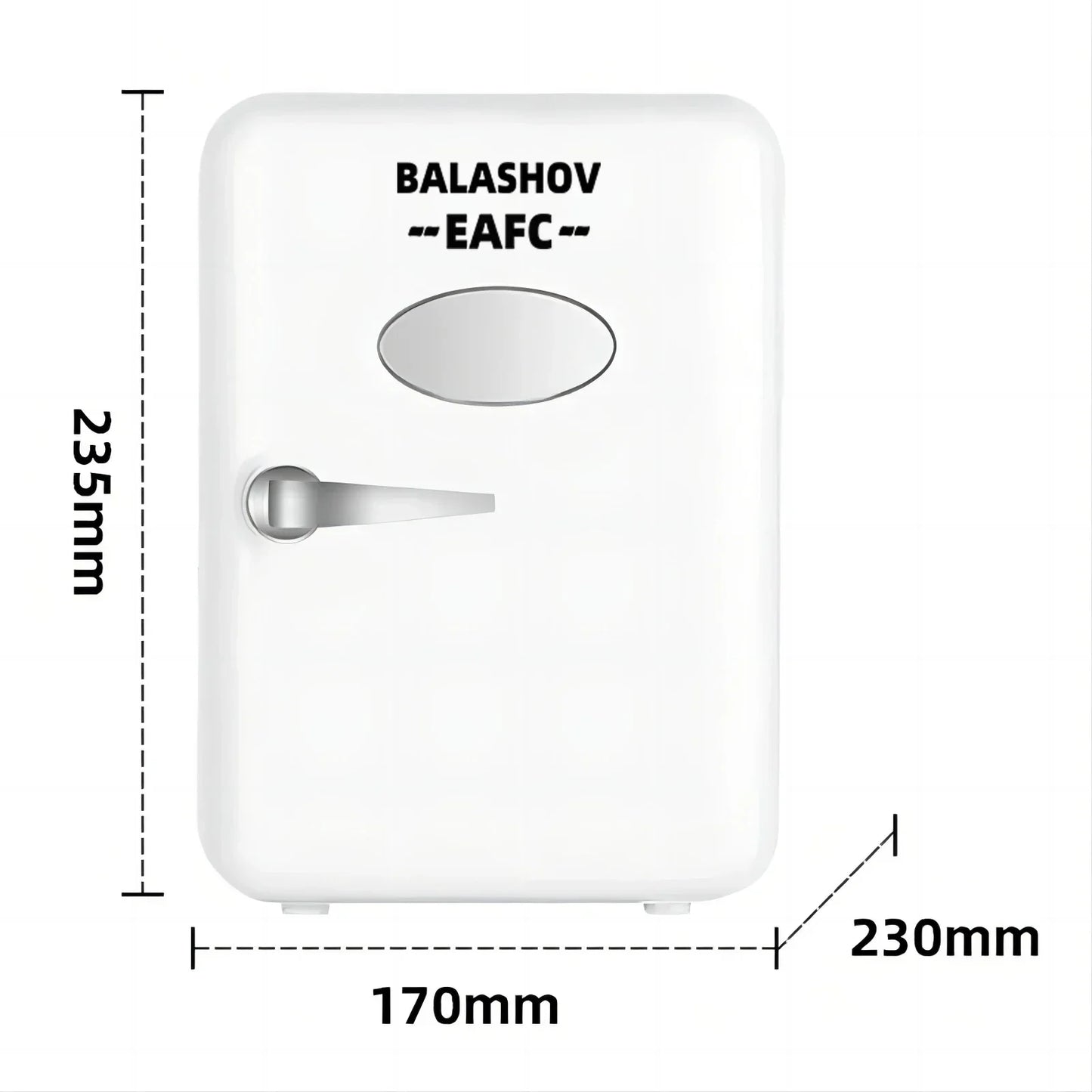 BALASHOV 4L Mini Refrigerator for Car and Home