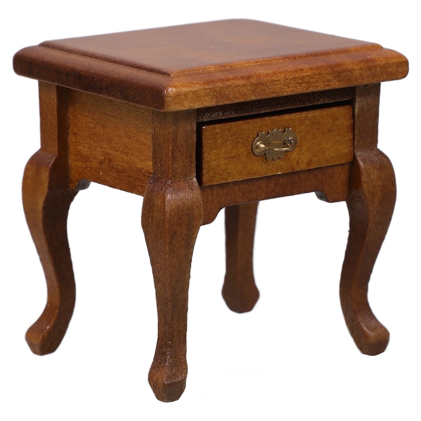 Worgeous 1Set Wooden Miniature End Table Rectangular For Collectors Living Room Functional Drawer