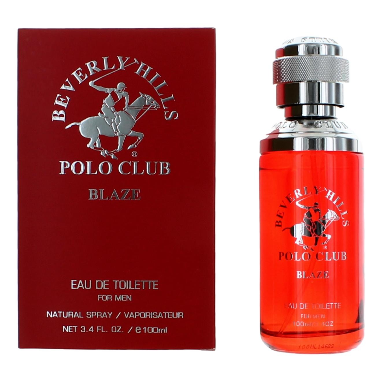 Bhpc Blaze By Beverly Hills Polo Club, 3.4 Oz Eau De Toilette Spray For Men
