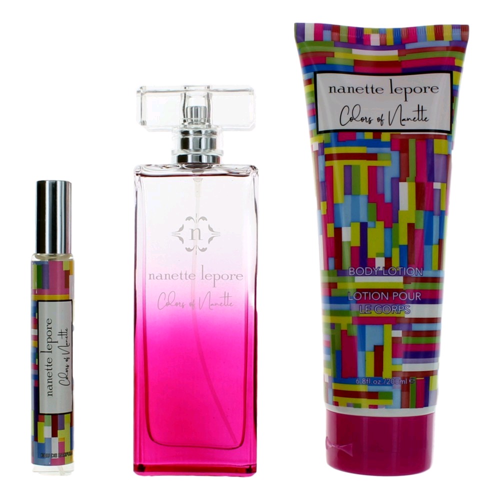 Colors Of Nanettte By Nanette Lepore, 3 Piece Gift Set For Women