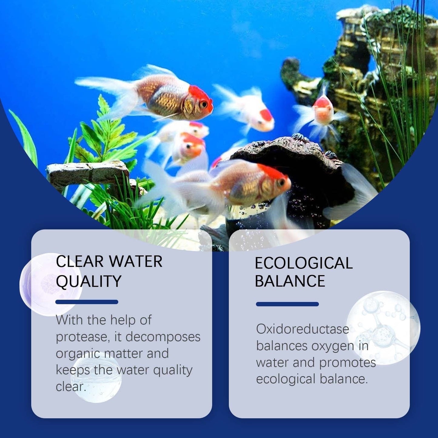 1 Pcs Aquarium Water Purifier 100ml - Clear Fish Tank Water, Removes Pollutants & Algae, Balances pH, Safe for Fish & Plants, Easy to Use Water Treatment Solution