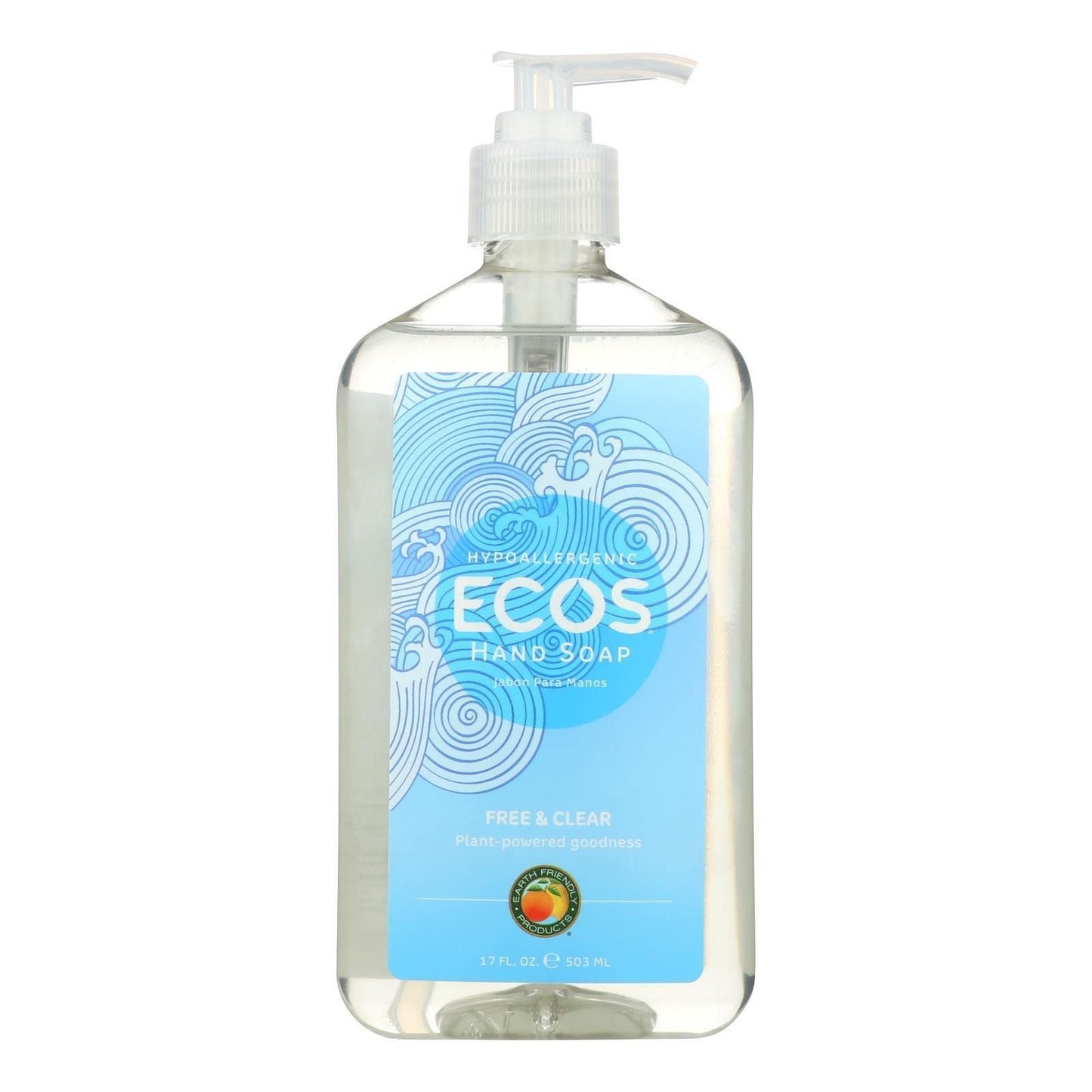 ECOS Hand Soap - Free And Clear - Case of 6 - 17 fl oz.(D0102HX7797.)