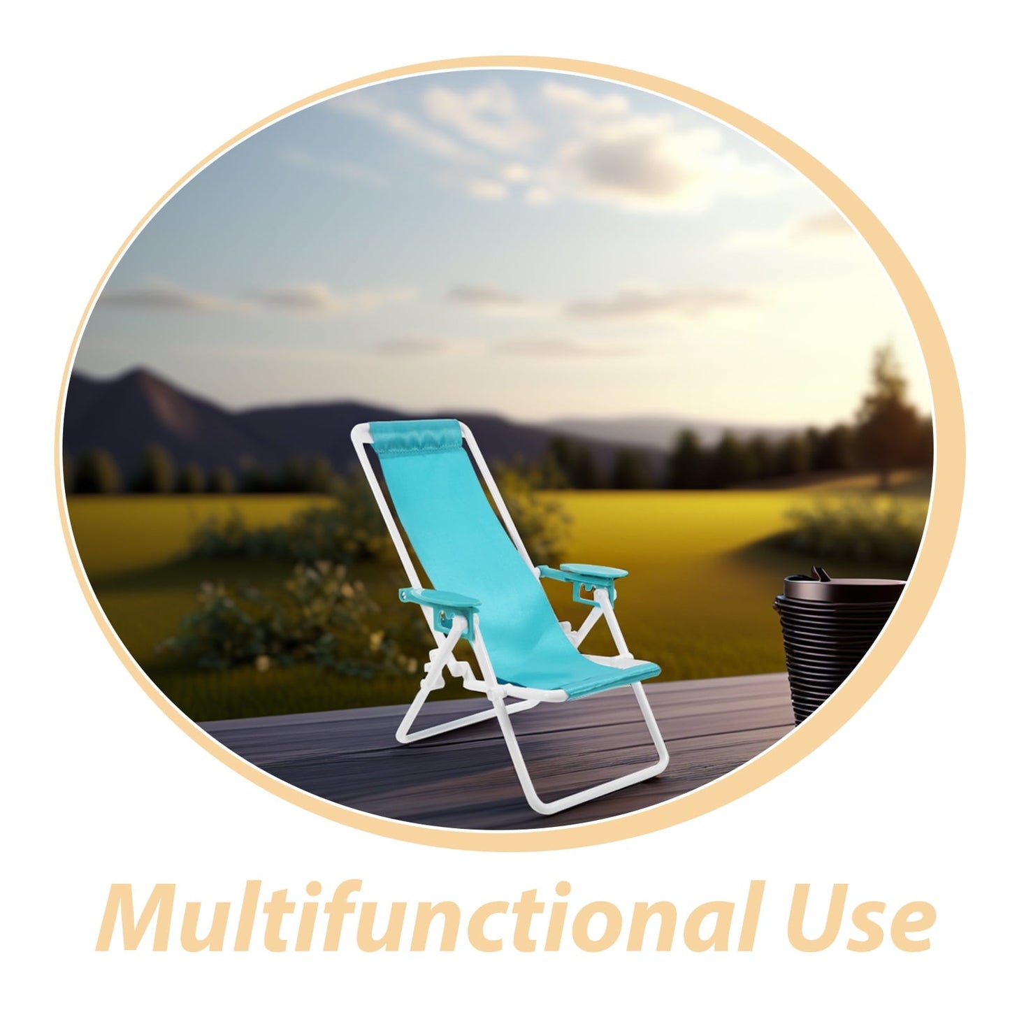 TOYMYTOY Outdoor Chair Plastic Comfortable Design 1Pack Multi