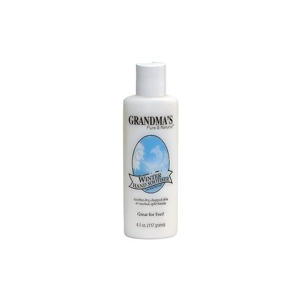 Grandma's Winter Hand Soother Lotion - 4.1 oz Non Greasy Cream For People with Dry Hands & Feet 53124