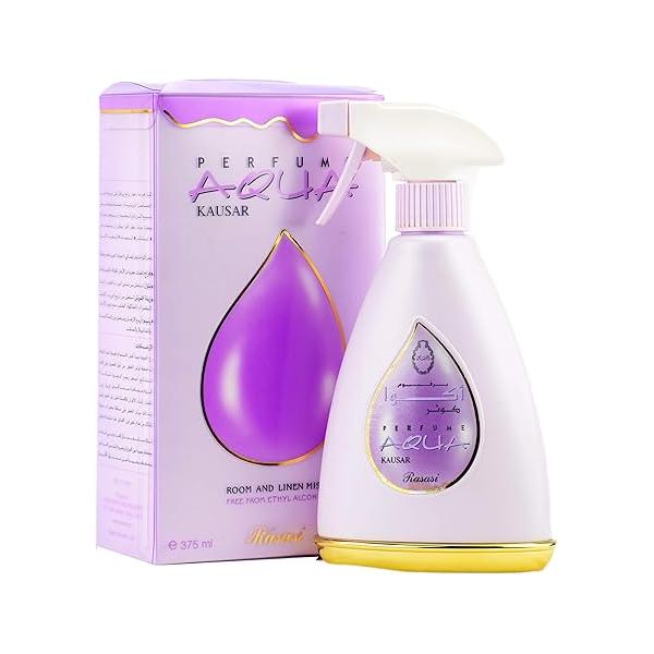 Rasasi Aqua Kausar Room & Linen Mist Spray, 12.6 Ounce