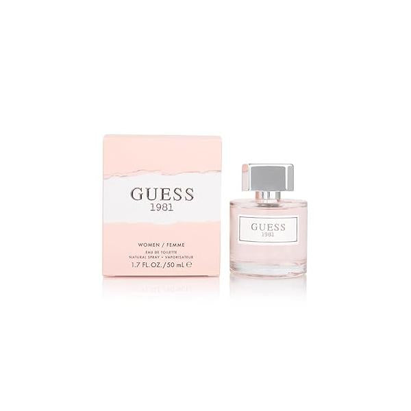 Guess 1981 Eau De Toilette Perfume Spray for Women, 3.4 Fl. Oz.