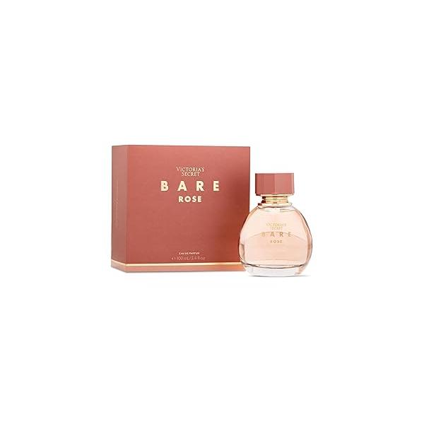Victoria's Secret Bare Rose Eau de Parfum, Notes of Pear Skin, Rosa Centifolia & Sheer Woods, Perfumes for Women (3.4 oz)