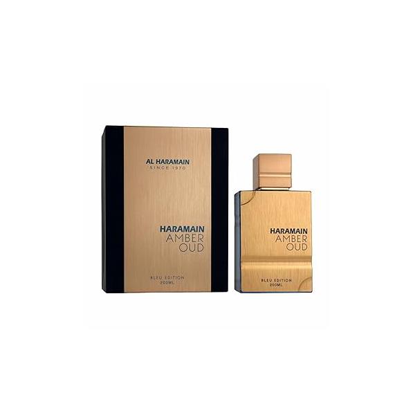 Al Haramain Amber Oud Bleu Edition - Cologne for Men Long Lasting Perfume Arabian Men's with Amber, Sandalwood 6.7 oz