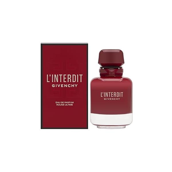 Givenchy L'interdit Rouge Ultime Eau De Parfum Spray for Women, 2.7 Ounce