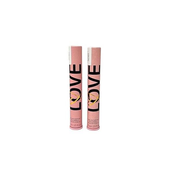 Victoria's Secret LOVE Eau de Parfum Rollerball for Women 0.23 fl oz - 2 Pack