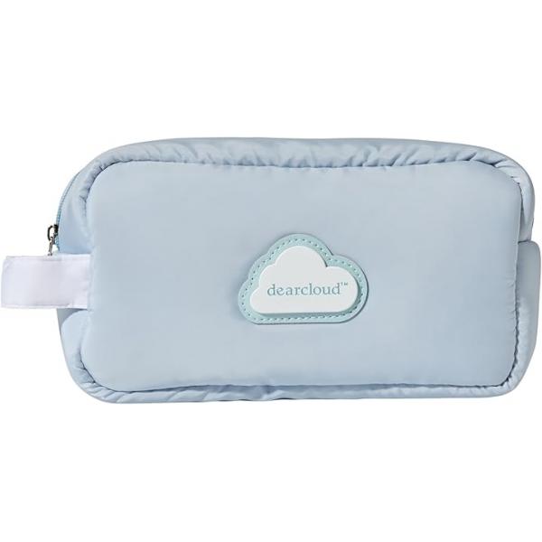 Puffy Cloud Cosmetics Bag - Lightweight Makeup & Travel Organizer (Puffy Cloud)