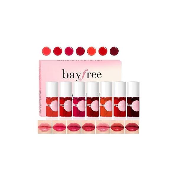 Lip Tint Stain Set, Long Lasting Waterproof, Lightweight, Non-sticky, Transfer-Proof, Matte Finish (fruit land)