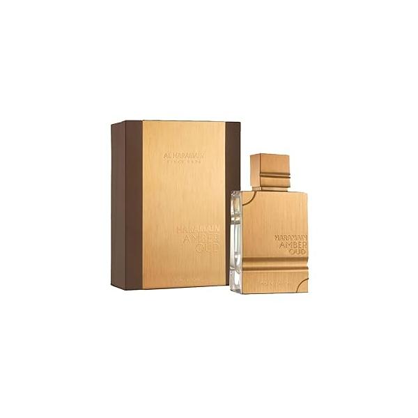 Al Haramain Amber Oud Gold Edition EDP Spray for Unisex - Arabian Perfume Women and Men Long Lasting Arabic Vanilla Woody Fragrance Eau de Parfum 4 oz
