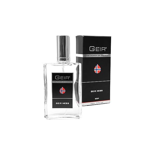 Geir Ness Eau de Parfum Spray For Men - Long Lasting Fresh, Cool Scent Mix of Refreshing Norwegian Mountain Fragrance 3.4 oz…