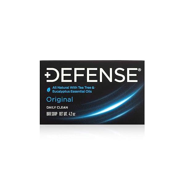 Defense Soap 2pk All Natural Tea Tree Bar for Men | Made by Wrestlers with Oil & Eucalyptus to Promote Healthy Skin