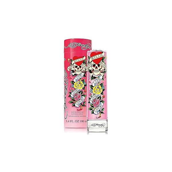 Ed Hardy Women's Perfume Fragrance by Christian Audigier, Eau De Parfum, 3.4 Fl Oz