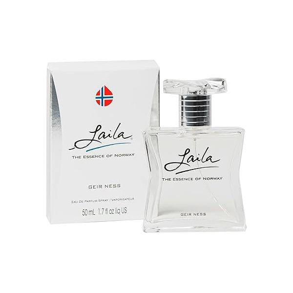Geir Ness Laila Eau de Parfum Spray - Long Lasting Fresh, Airy and Clean Fragrance for Women 3.4 oz / 100 ml