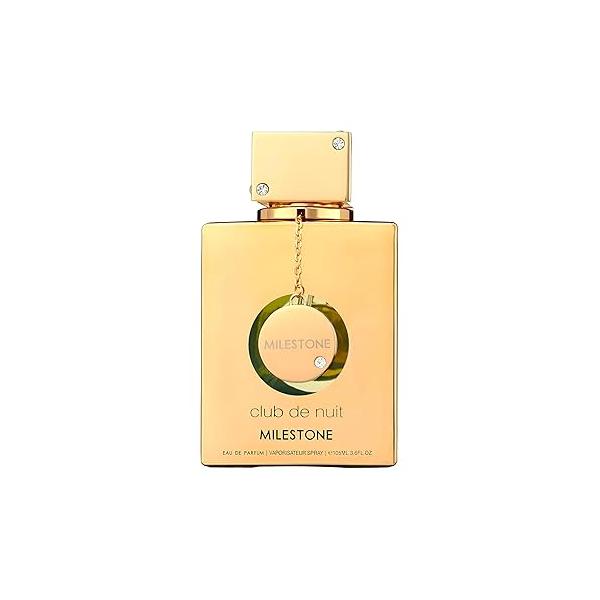 Armaf Club De Nuit Milestone for Unisex Eau de Parfum Spray, 3.6 Ounce